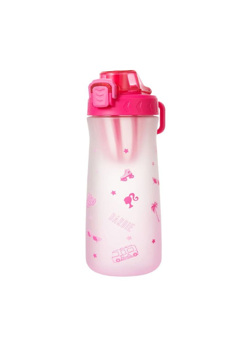 Miniso Barbie Collection Plastic Bottle with One-Touch Flip Top Lid