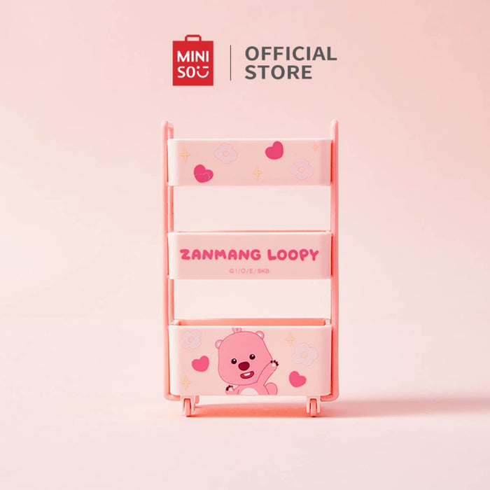 Miniso Zanmang Loopy Collection 3 Tier Rolling Cart