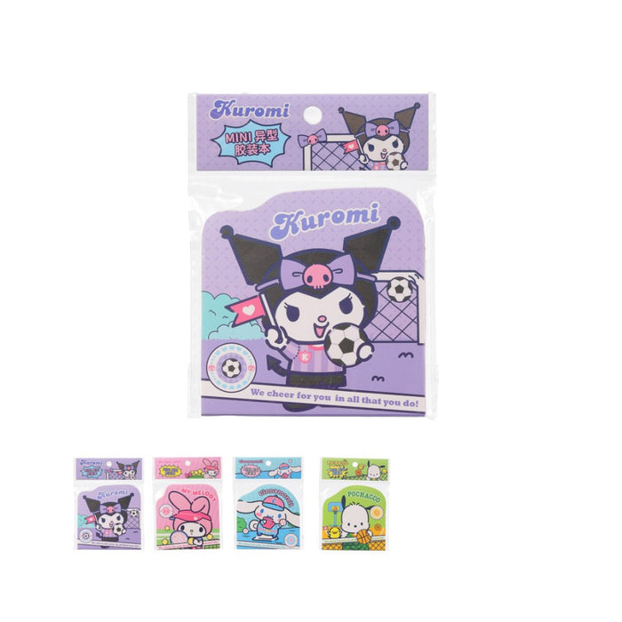 Miniso Sanrio characters Sports Collection Mini Figure EVA-Cover Book (50 Sheets)  Kuromi