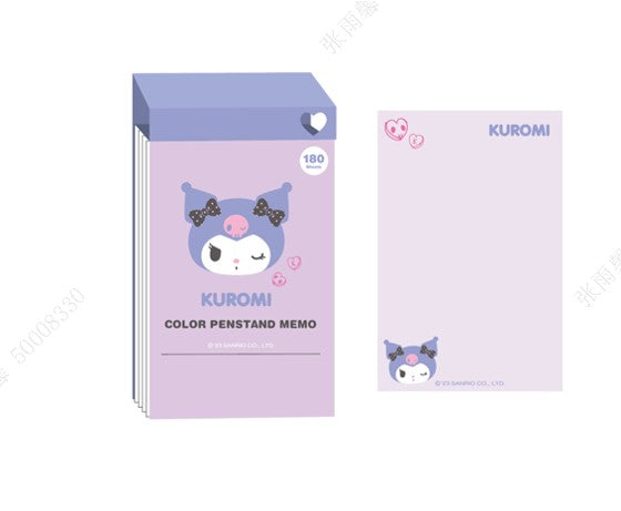 Miniso Sanrio characters Collection Note Pad (180 Sheets, Kuromi) PDQ