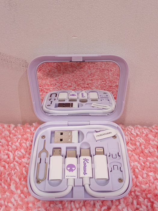 Miniso Kuromi Multi Charging Cable Case