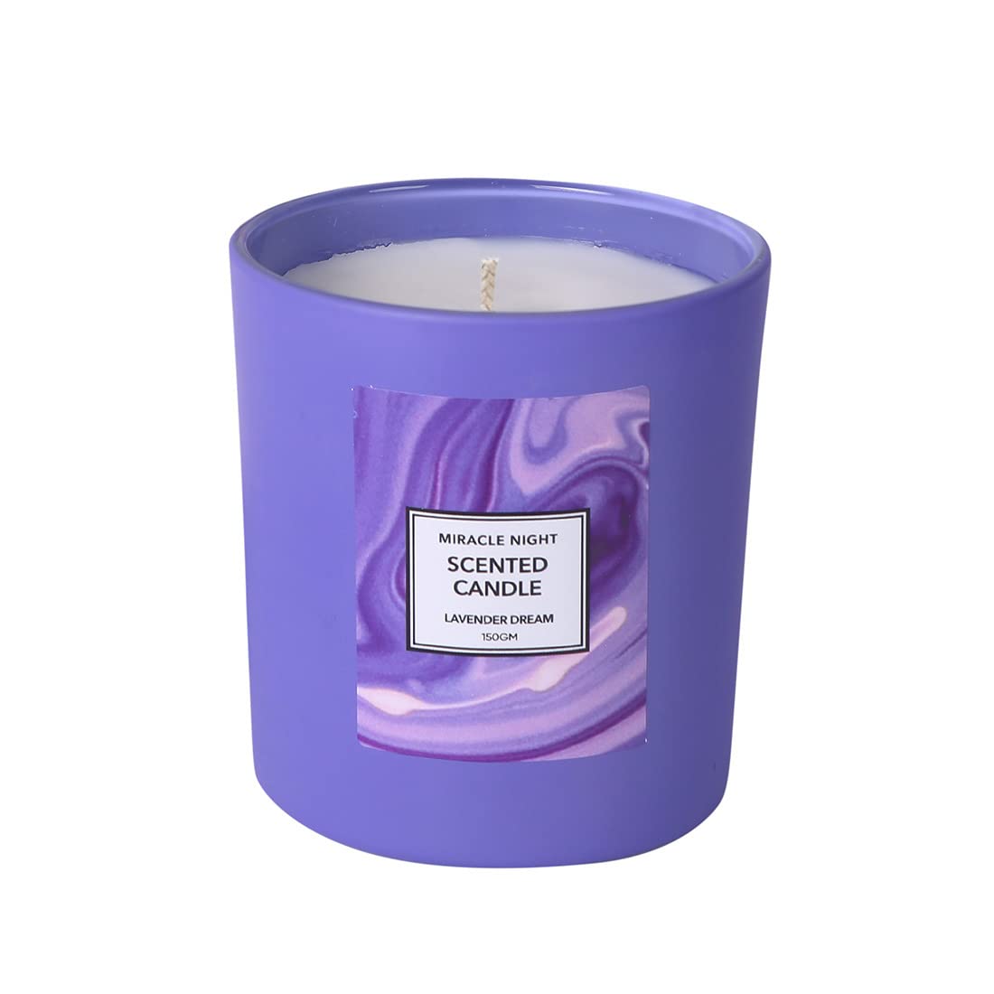 Miniso Miracle Night Scented Candle (Lavender Dream, Purple) — MSR Online